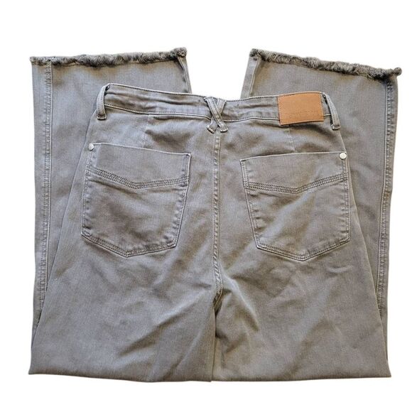 Judy Blue Jeans Women's 30 Olive Green Wide Leg High Rise Garment Dyed High Rise - Picture 2 of 5